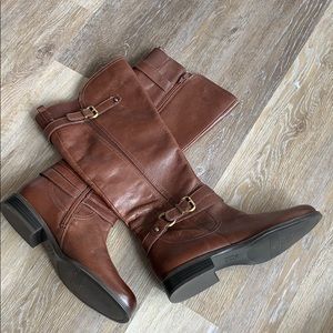 Naturalizer Jillian Banana Bread Leather boots